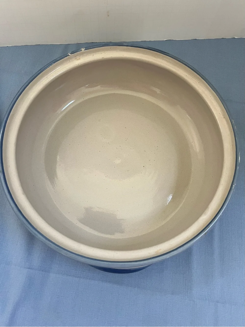 Louisville Stoneware Casserole Dish w/ Lid Blue Cornflower Bachelor Button 11”